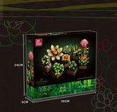 building block flower sets